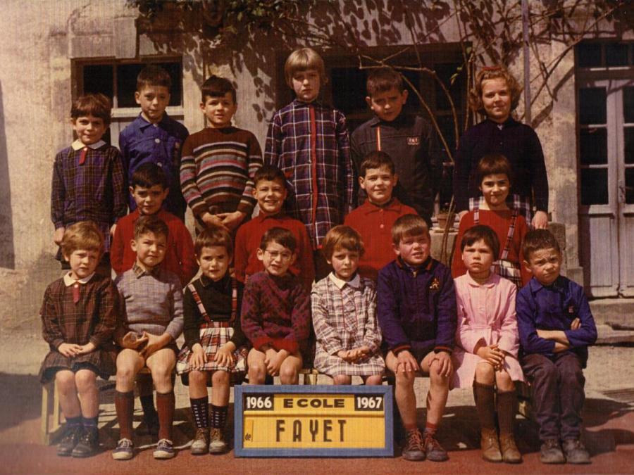 1966-67 École de Fayet (1)