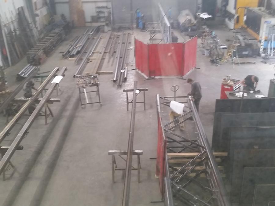 La Passerelle en usine chez Sud Métal 1
