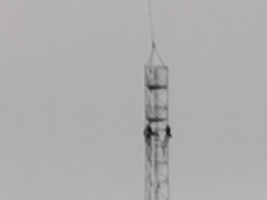 Mise en place du pylone antenne pour la diffusion du standard "4G" - Laroque - 2020 (6)