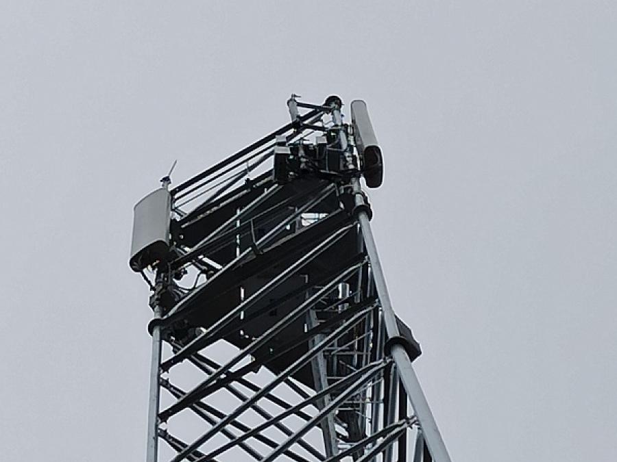 Mise en place du pylone antenne pour la diffusion du standard "4G" - Laroque - 2020 (7)